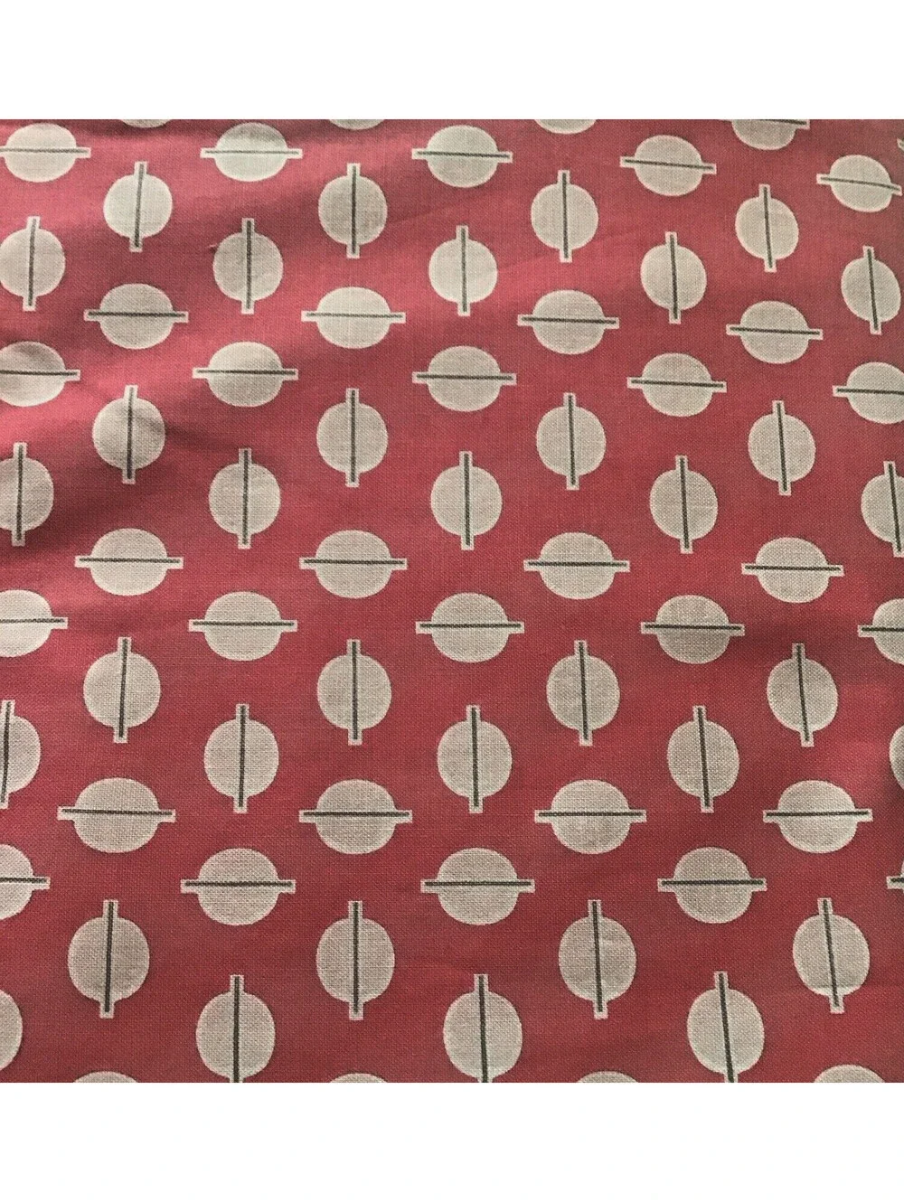 5.5 yds Riley Blake Patt C3535 mauve with white dots (2013)
